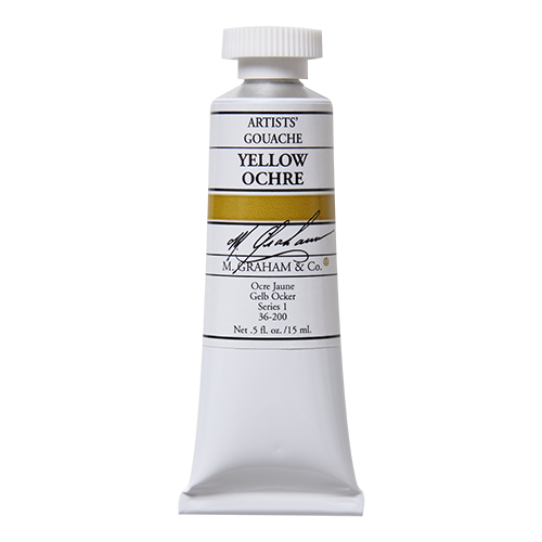 M.Graham Gouache 15ml Yellow Ochre S1