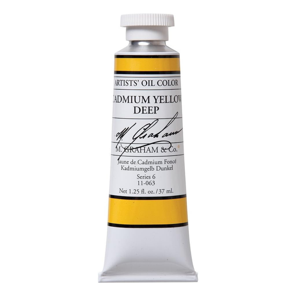M.Graham Oil 1.25 Oz. Cadmium Yellow Deep S6 **ND**