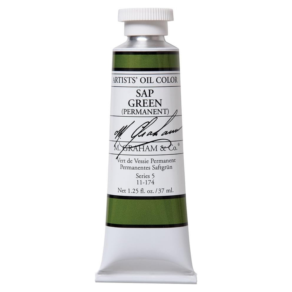 M.Graham Oil 1.25 Oz. Sap Green (Permanent) S5 **ND**
