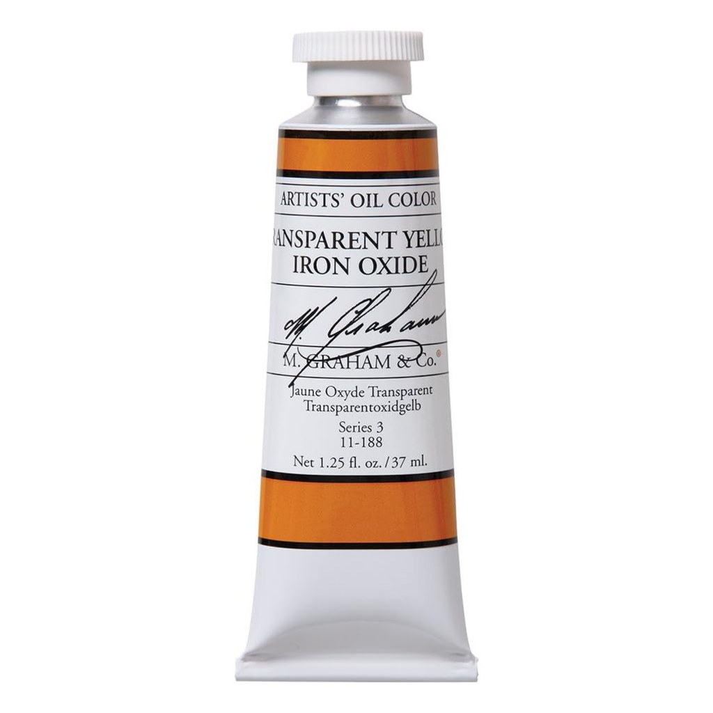 M.Graham Oil 1.25 Oz. Trans Yellow Iron Oxide  S3 **ND**