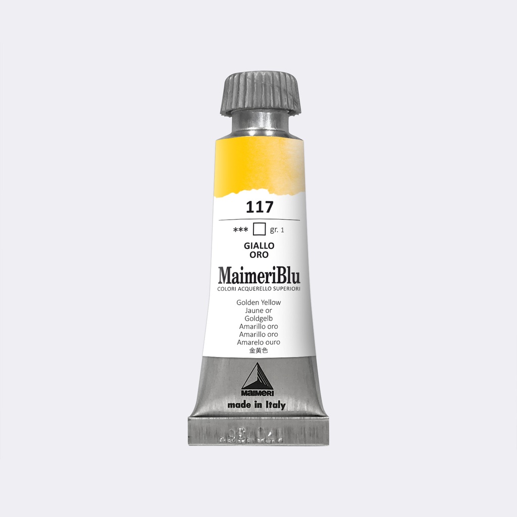 Maimeri Blu Watercolours 12ml Tube Series 1 Golden Yellow **ND** *SO*