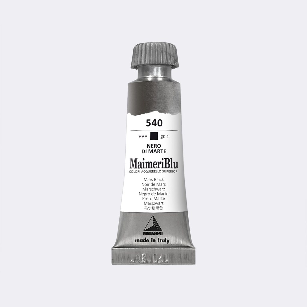 Maimeri Blu Watercolours 12ml Tube Series 1 Mars Black **ND** *SO*