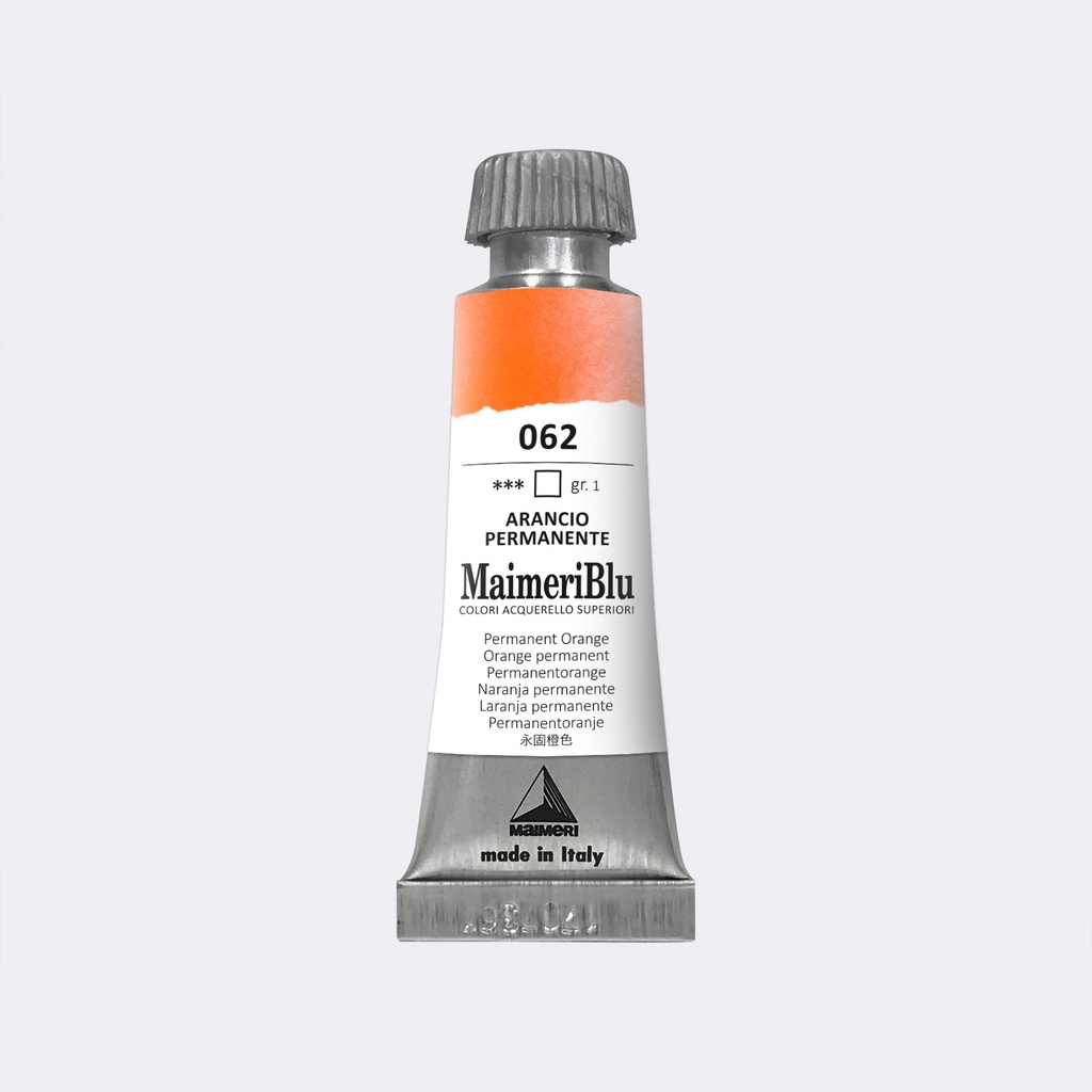 Maimeri Blu Watercolours 12ml Tube Series 1 Permanent Orange **ND** *SO*