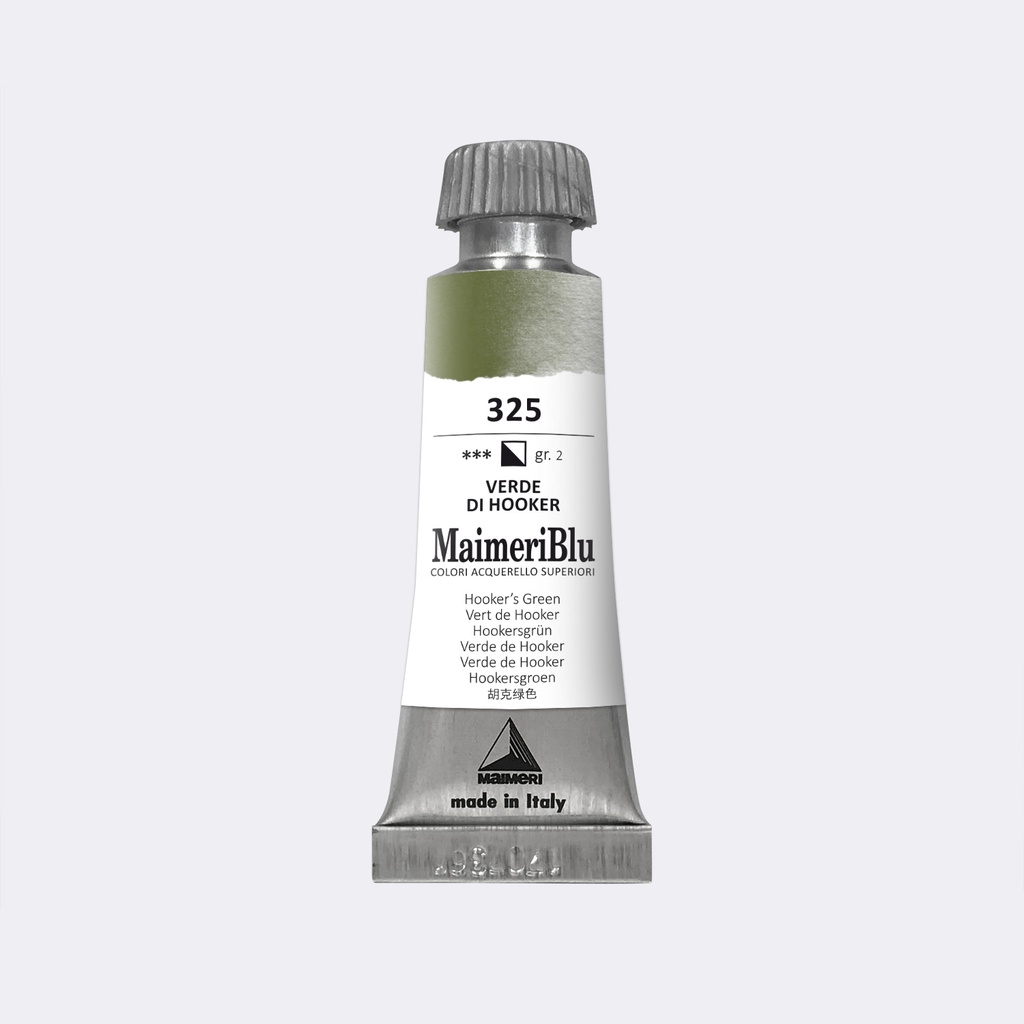 Maimeri Blu Watercolours 12ml Tube Series 2 Hooker's Green **ND** *SO*