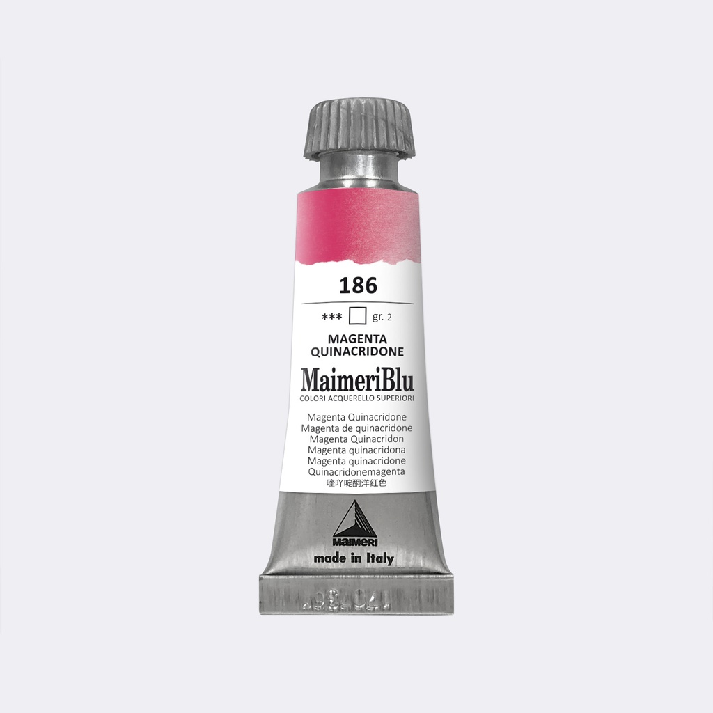 Maimeri Blu Watercolours 12ml Tube Series 2 Magenta Quinacridone **ND** *SO*