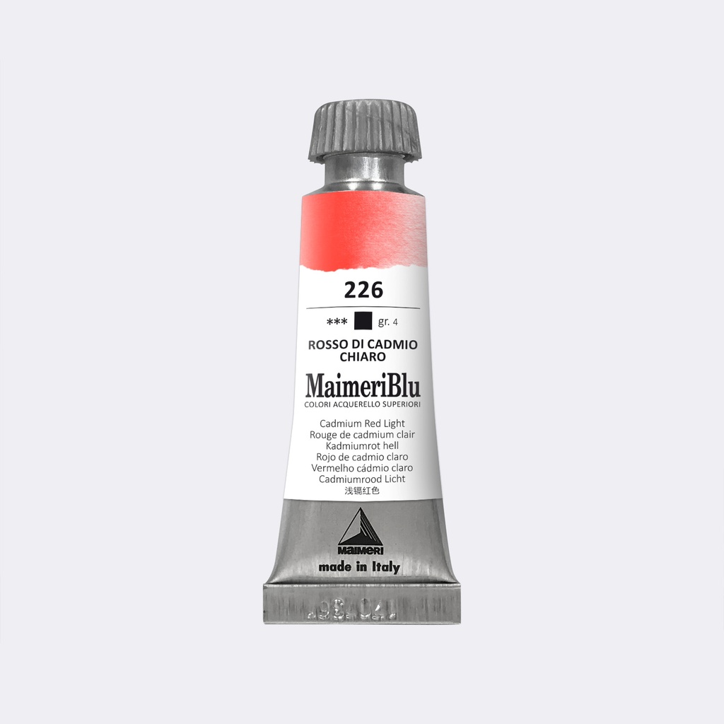 Maimeri Blu Watercolours 12ml Tube Series 4 Cadmium Red Light **ND** *SO*