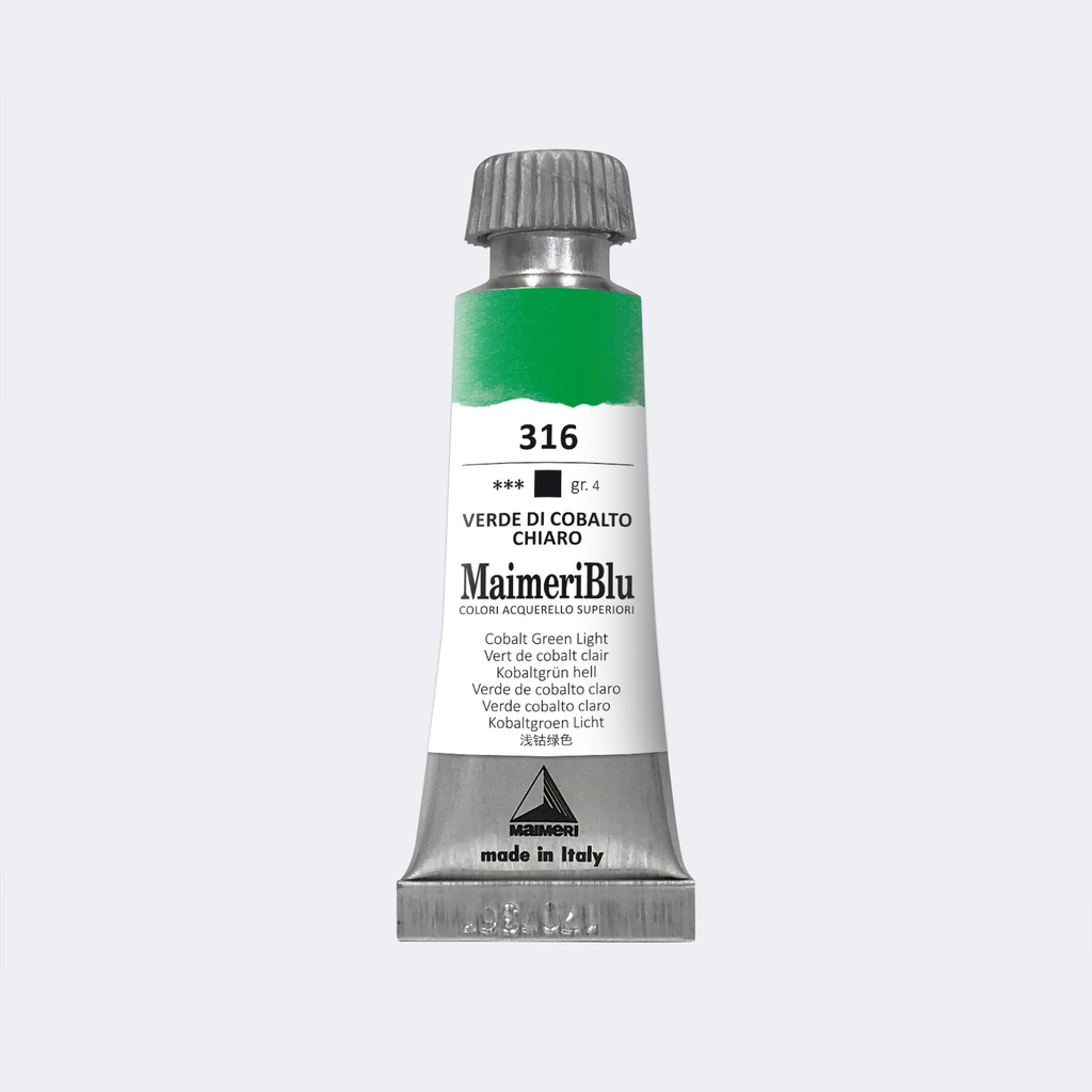 Maimeri Blu Watercolours 12ml Tube Series 4 Cobalt Green Light **ND** *SO*