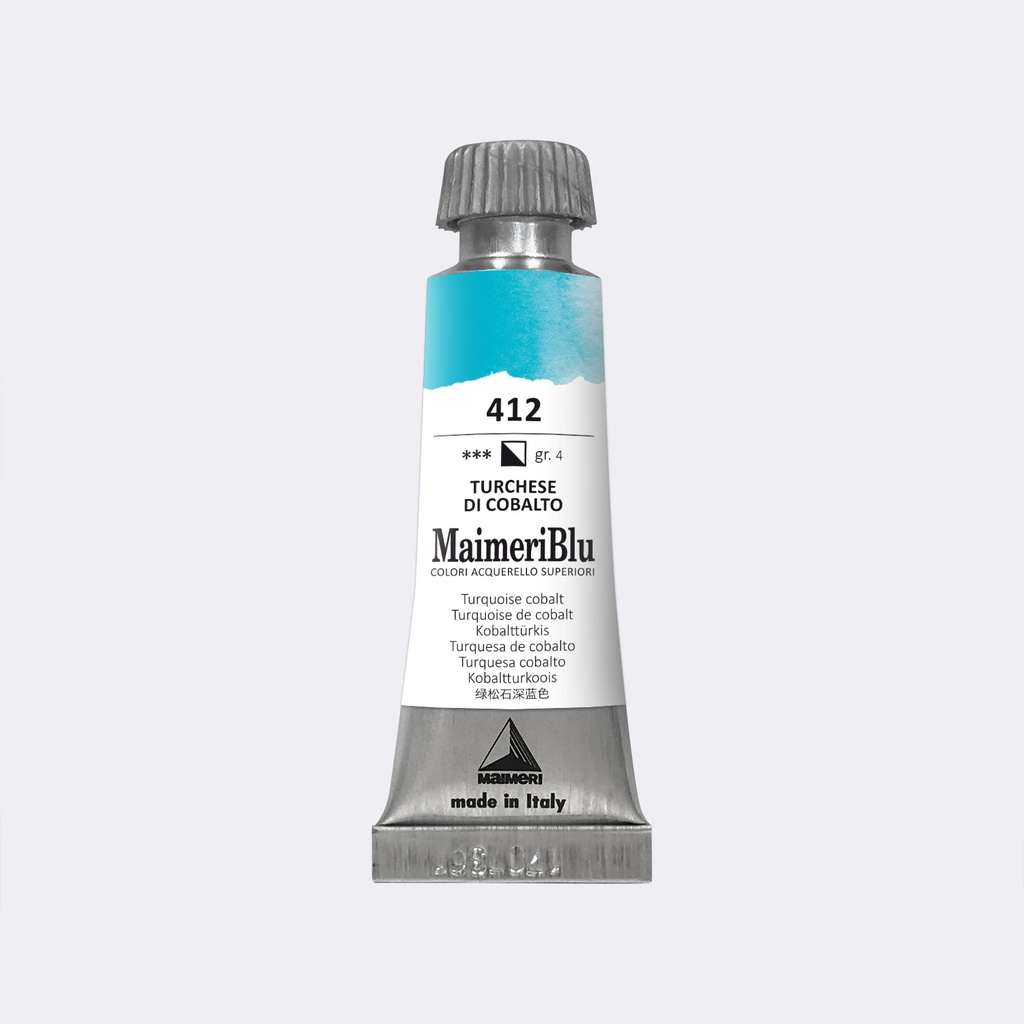 Maimeri Blu Watercolours 12ml Tube Series 4 Turquoise Cobalt **ND** *SO*