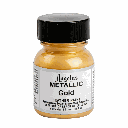 Angelus Acrylic Leather Paint Metallic Gold 1oz