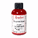 Angelus Acrylic Leather Paint Scarlet Red 4oz