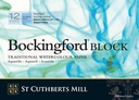 Bockingford Watercolour Block140lb CP White 9" x 12" (12 sheets) **ND**