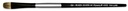 Brush Black Silver SH Filbert Size 2