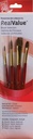 Brush Set 9121 Real Value Series - Camel Set of 4 brushes