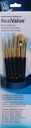 Brush Set 9132 Real Value Series - Golden Taklon Set of 6 brushes