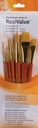 Brush Set 9153 Real Value Series - Golden Taklon Set of 6 brushes