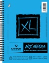 Canson XL Mix Media Coil 5.5x8.5 98lb