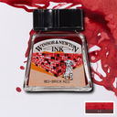 Winsor & Newton Drawing Ink 14ml Brick Red 