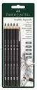 Faber Castell Drawing Pencil Aquarelle Set of 5 Plus Brush
