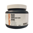 Golden Ground Gesso Black 32oz **ND**