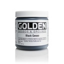 Golden Ground Gesso Black 8oz **ND**