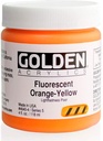 Golden Heavy Body 4oz. Jar Fluorescent Orange Yellow S5 **ND**