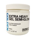 Golden Medium Extra Heavy Gel Semi Gloss 8oz **ND**