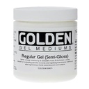 Golden Medium Regular Gel Semi-Gloss 16oz **SO** **ND**