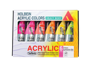 Holbein Heavy Body Acrylic 6 Luminous Colour Set