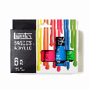 Liquitex BASICS Acrylic Fluorescent Set 6x22ml **ND**