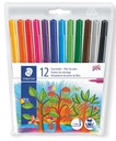 Markers Fibre Tipped Pens Staedtler 12 Pack