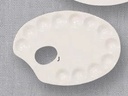 Palette Richeson Aluminum White Oval 12 Well
