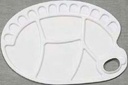 Palette Richeson Plastic Oval 17 Well 9"x13"