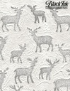 Paper Embossed Deer - Natural White **ND-SO**