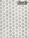 Paper Embossed Honeycomb Circles - Natural White **ND-SO**