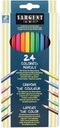 Pencil Crayons 24 Pack Sargent Art (22-7224)