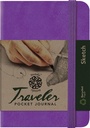 Pentalic Traveler Pocket Journal 6"x4" Purple