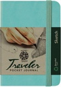Pentalic Traveler Pocket Journal 6"x4" Turquoise