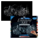 Royal & Langnickel Engraving Art Famous Places Silver Hong Kong Harbor