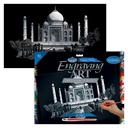 Royal & Langnickel Engraving Art Famous Places Silver Taj Mahal