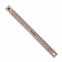 Ruler Acme Cork Back 15"