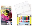Sakura Koi Water Colors Pocket Field Sketch Box CAC 24 colours