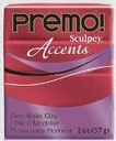 Sculpey Premo 2oz Accents Red Glitter **ND**