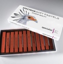 Spectrum Soft Pastels Student Quality Pack of 12 Sanguine