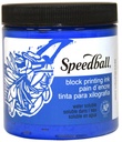 Speedball Water-Soluble Block Printing Ink 8oz Blue (3802)