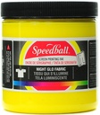 Speedball Night Glo Fabric Screen Printing Ink Yellow 8oz