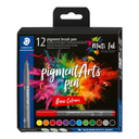 Staedtler Pigment Arts Brush Pen Set 12 Basic Colours **ND**