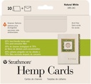 Strathmore Cards Hemp Laid Finish/Natural 5" x 6.875" 10 pk