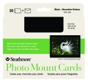 Strathmore Cards Photo Mount Black/Decorative Border 5"x6.875" 10pk