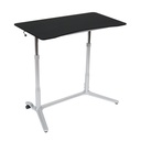 Studio Designs Sierra Adjustable Height Desk - Silver/Black**ND**