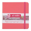 Talens Art Creation Sketch Book 4.7" x 4.7" Coral Red
